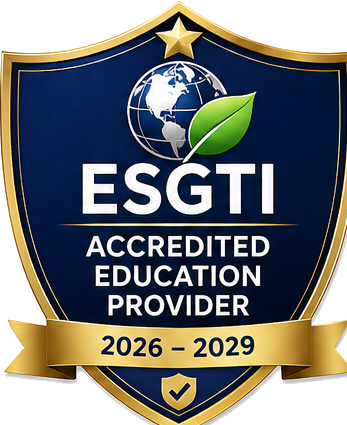 ESGTI Accredited Education Provider (AEP) badge